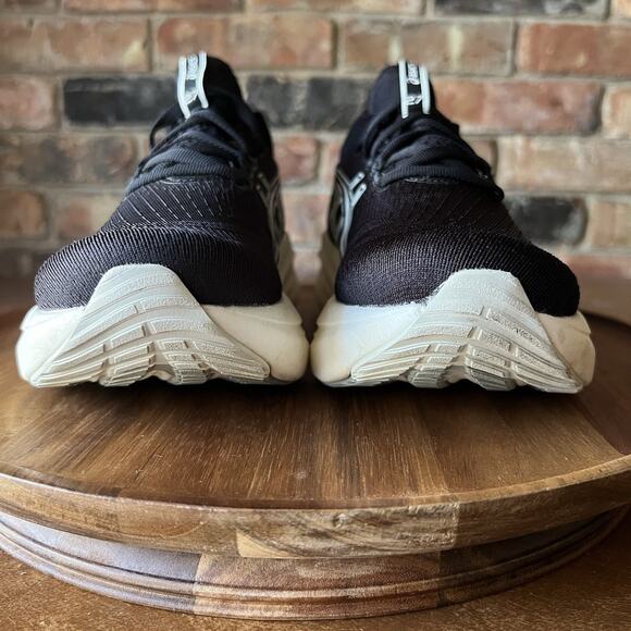 Asics Gel Nimbus 27 Women's 6.5 Black Max Cushion Road Running Shoes Sneakers - Picture 11 of 16